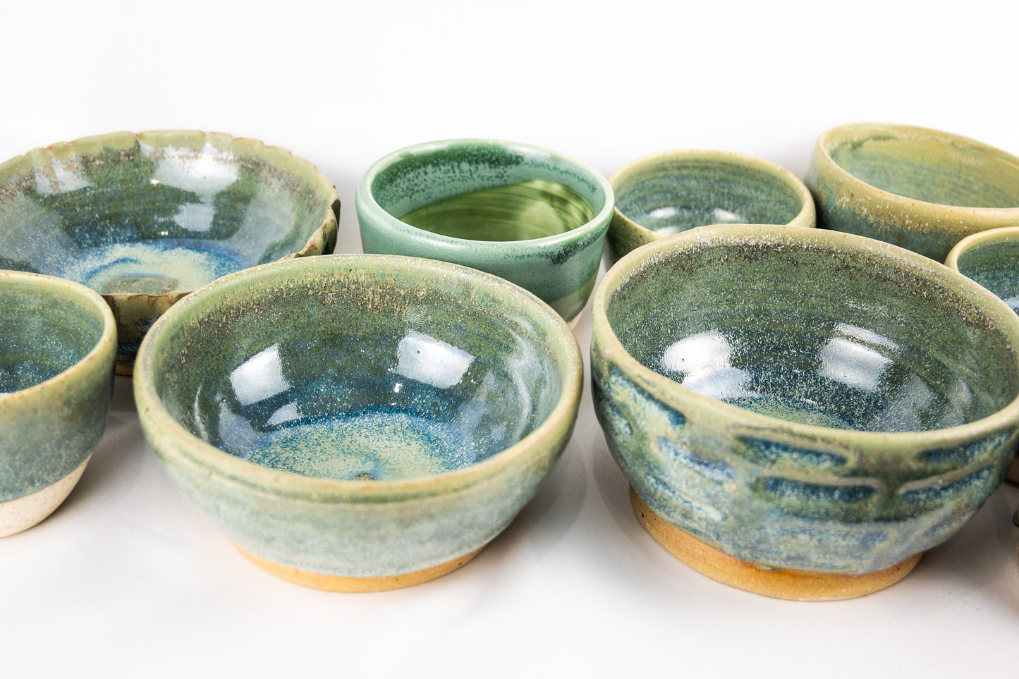 Pistachio larger layered bowl