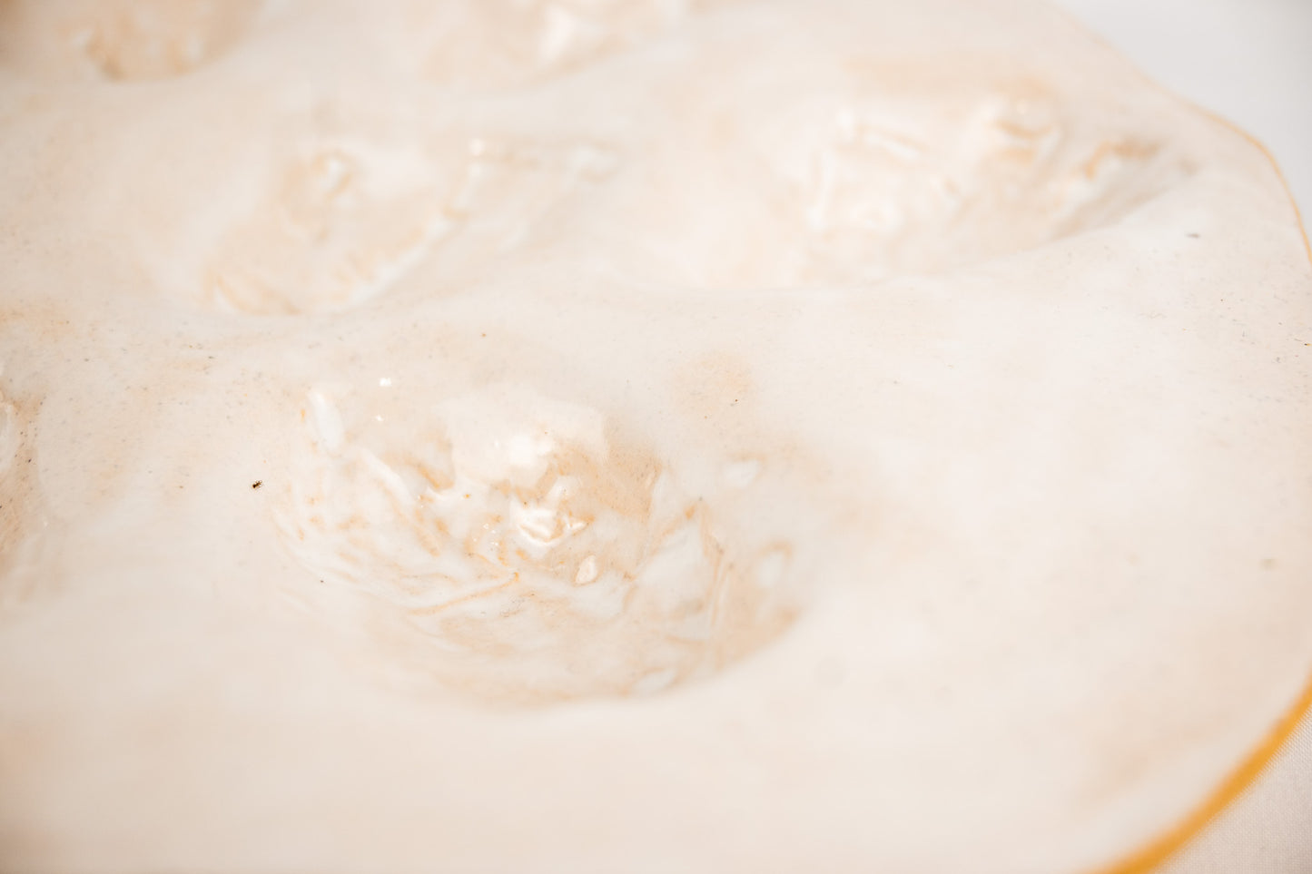 White Glazed Oyster Platter (12) dozen