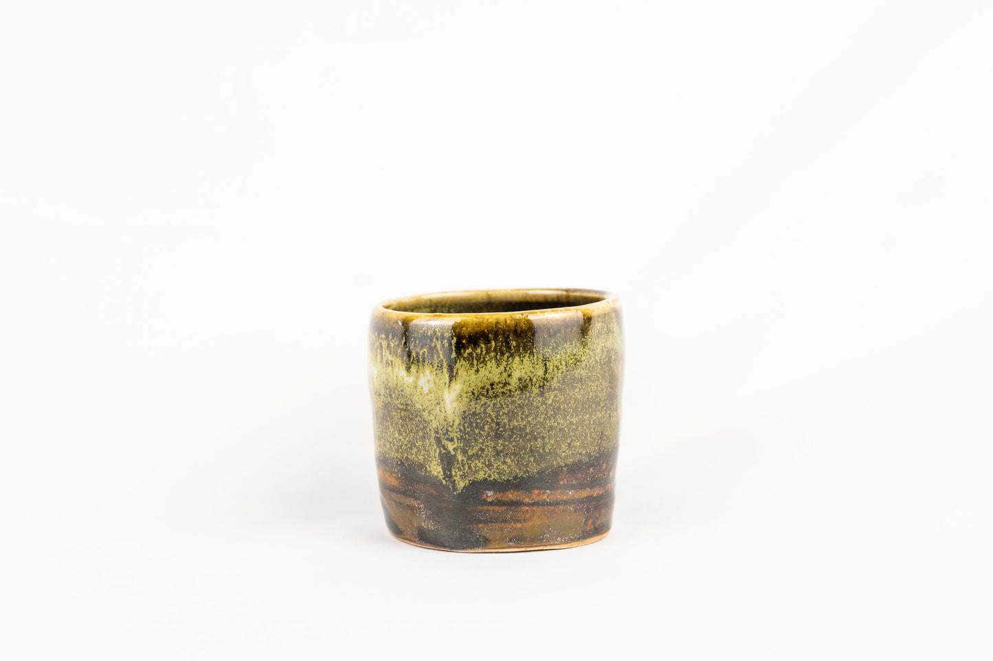 Brown Tiger Glaze Mug Medium