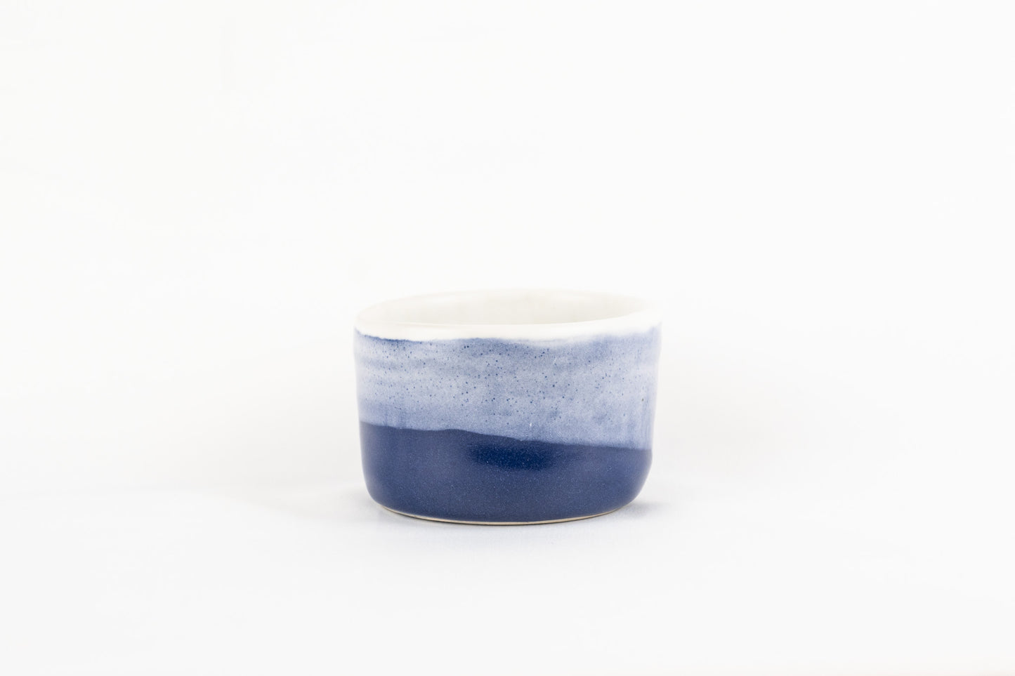Blue celadon with white glazed mug/container/small bowl