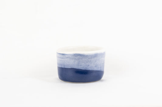 Blue celadon with white glazed mug/container/small bowl